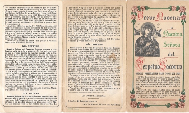 BREVE NOVENA A NTRA. SRA. DEL PERPETUO SOCORRO