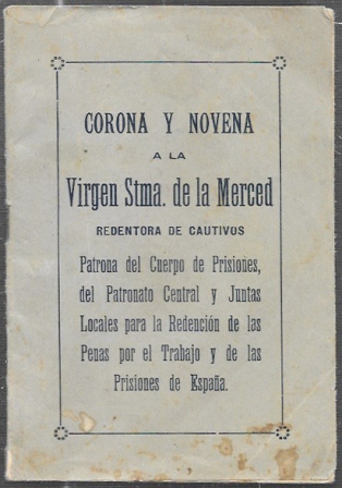 CORONA Y NOVENA A LA VIRGEN SANTISIMA DE LA MERCED