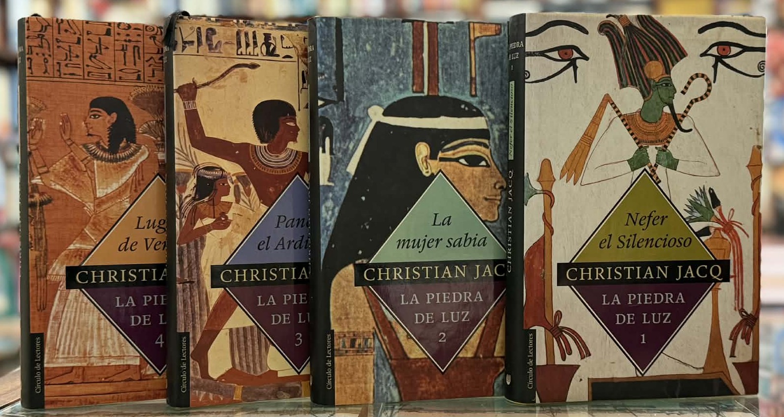LA PIEDRA DE LUZ (4 LIBROS) JACQ, CHRISTIAN