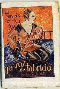 LA VOZ DE FABRICIO. COL. LA NOVELA DE HOY. AÑO Vlll Nº 368