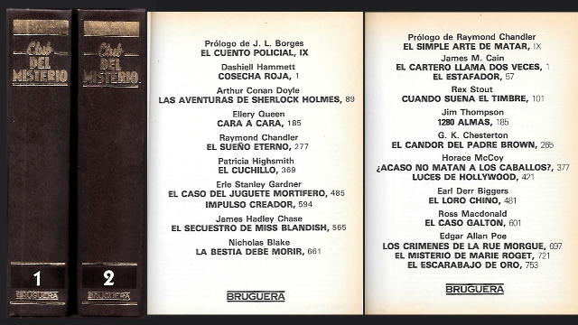 CLUB DEL MISTERIO (BRUGUERA) 2 TOMOS 23 NOVELAS