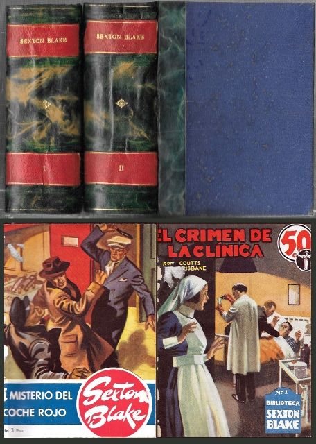 BIBLIOTECA SEXTON BLAKE (NOVELA POLICIACA 2 TOMOS) VER DESCRIPCION