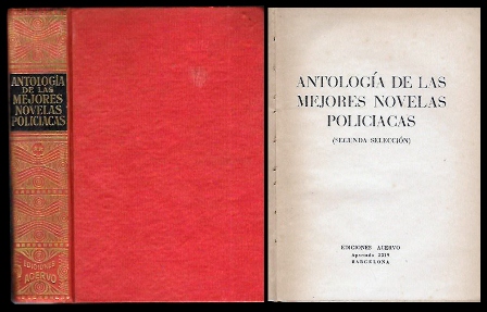 ANTOLOGIA DE LAS MEJORES NOVELAS POLICIACAS (SEGUNDA SELECCIÓN)