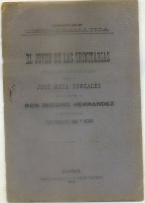 EL JOVEN DE LAS TRINITARIAS. JUGUETE COMICO
