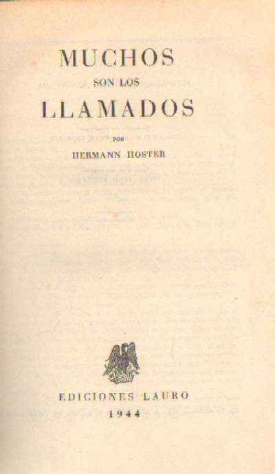 MUCHOS SON LOS LLAMADOS