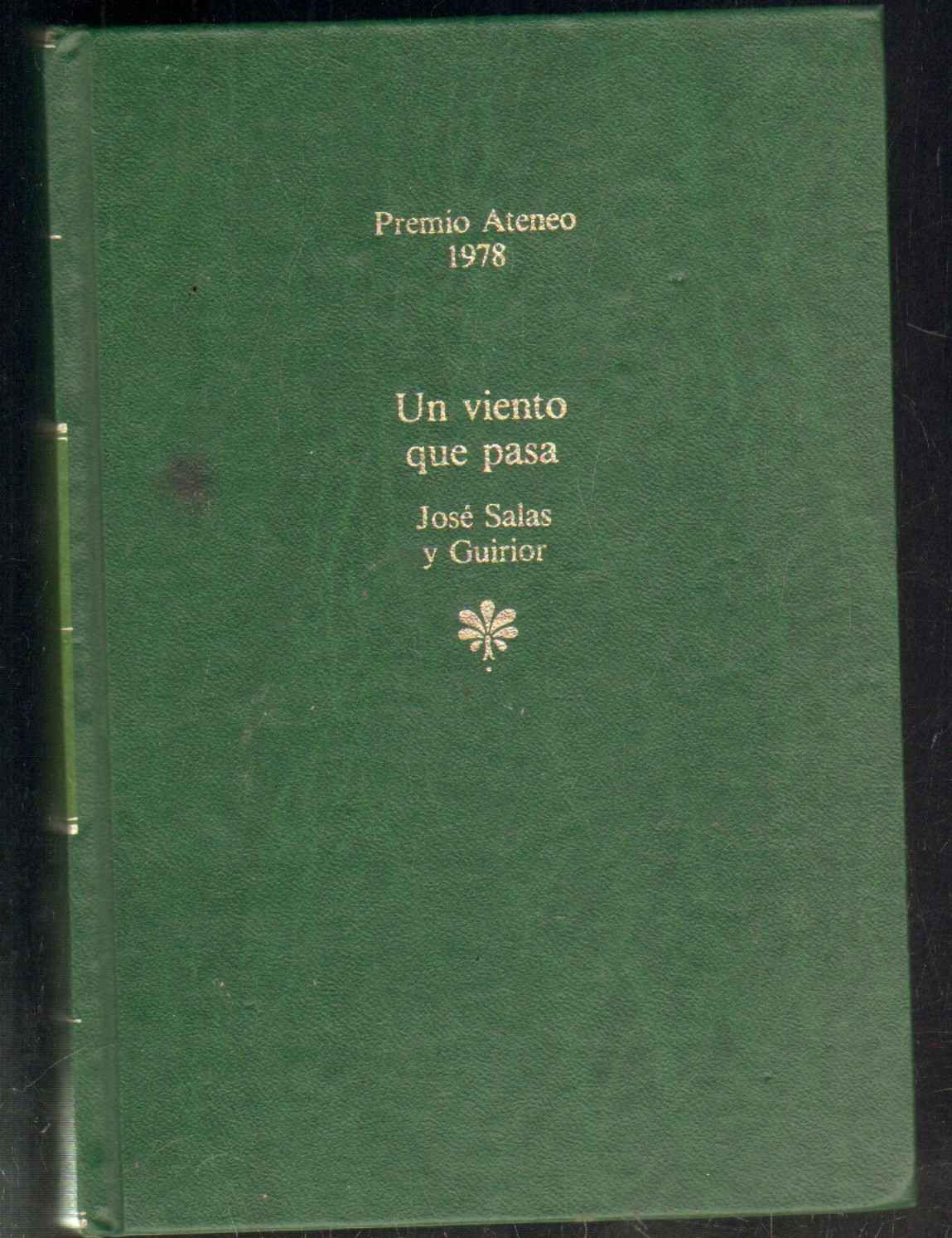 UN VIENTO QUE PASA. PREMIO ATENEO 1978.