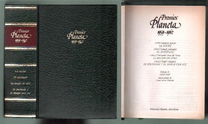 PREMIOS PLANETA 1959-1962.