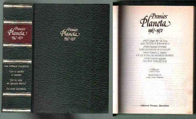 PREMIOS PLANETA 1967-1970.