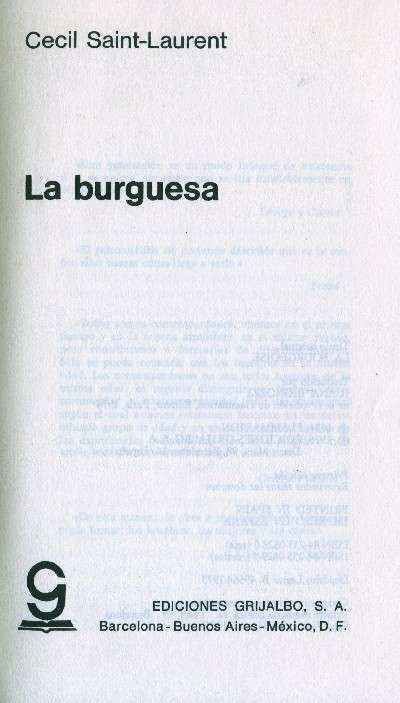 LA BURGUESA