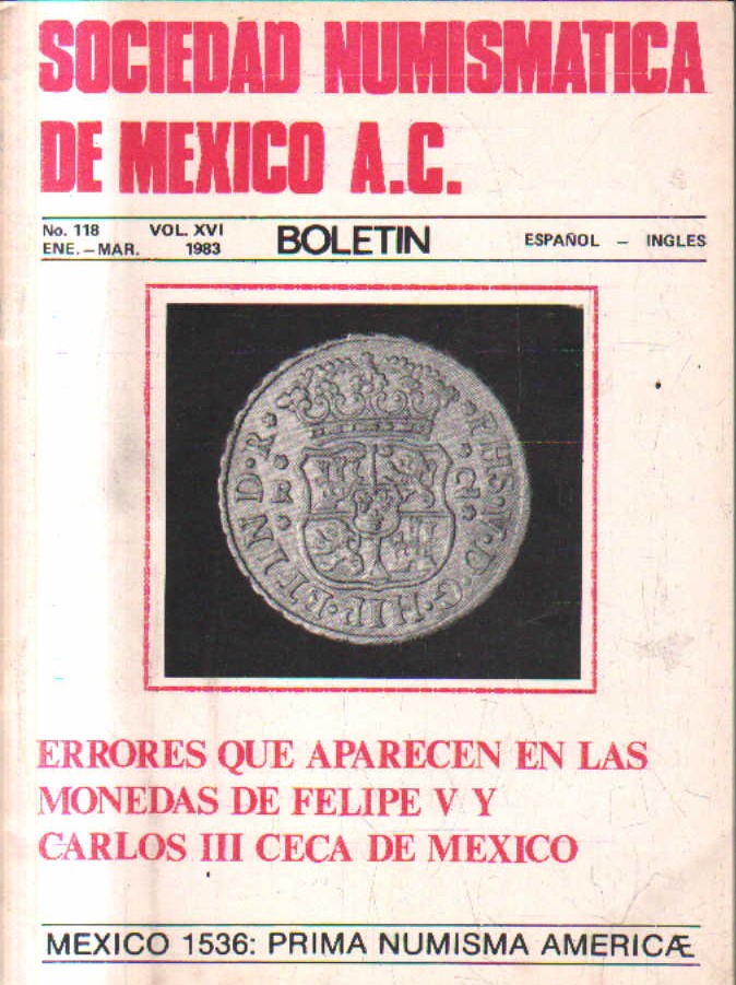 BOLETIN.NO 118.VOL. XVI. ENERO-MARZO 1983. ESPAÑOL-INGLES.