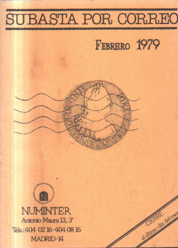 SUBASTA POR CORREO. FEBRERO 1979.