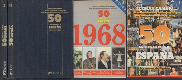 50 AÑOS EN LA VIDA DE ESPAÑA - EL GRAN CAMBIO - 2 TOMOS DIARIO 16
