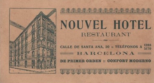 HIJO DE FÉLIX ZURITA. TRAJES TALLERES VALLADOLID. NOUVEL HOTEL RESTAURANT