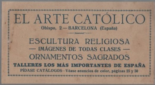 EL ARTE CATÓLICO. LAS NOVEDADES ALMACENES DE ROPA