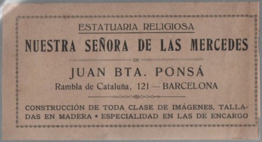 EL SAGRADO CORAZÓN. ESTATUARIA RELIGIOSA NUESTRA SEÑORA DE LAS MERCEDES