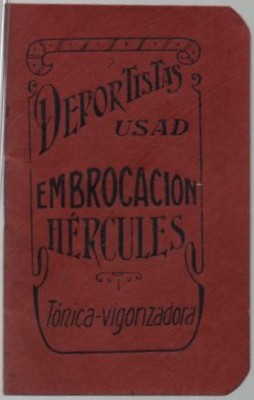 LIBRETA DEPORTISTAS USAD EMBROCACION HERCULES. TONICA VIGONZADORA