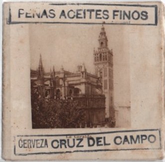 LIBRETO PUBLICITARIO ACEITES FINOS CERVEZA CRUZ DEL CAMPO PEDRO ROLDAN