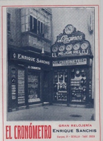 TARJETA GARANTIA RELLENA EL CRONÓMETRO GRAN RELOJERÍA ENRIQUE SANCHIS