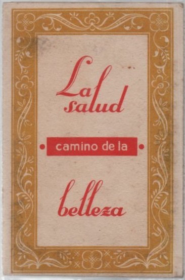 FOLLETO PUBLICITARIO LA SALUD CAMINO DE LA BELLEZA ASPIRINA BAYER