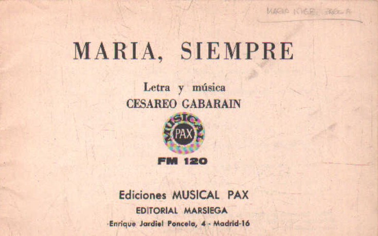MARÍA, SIEMPRE