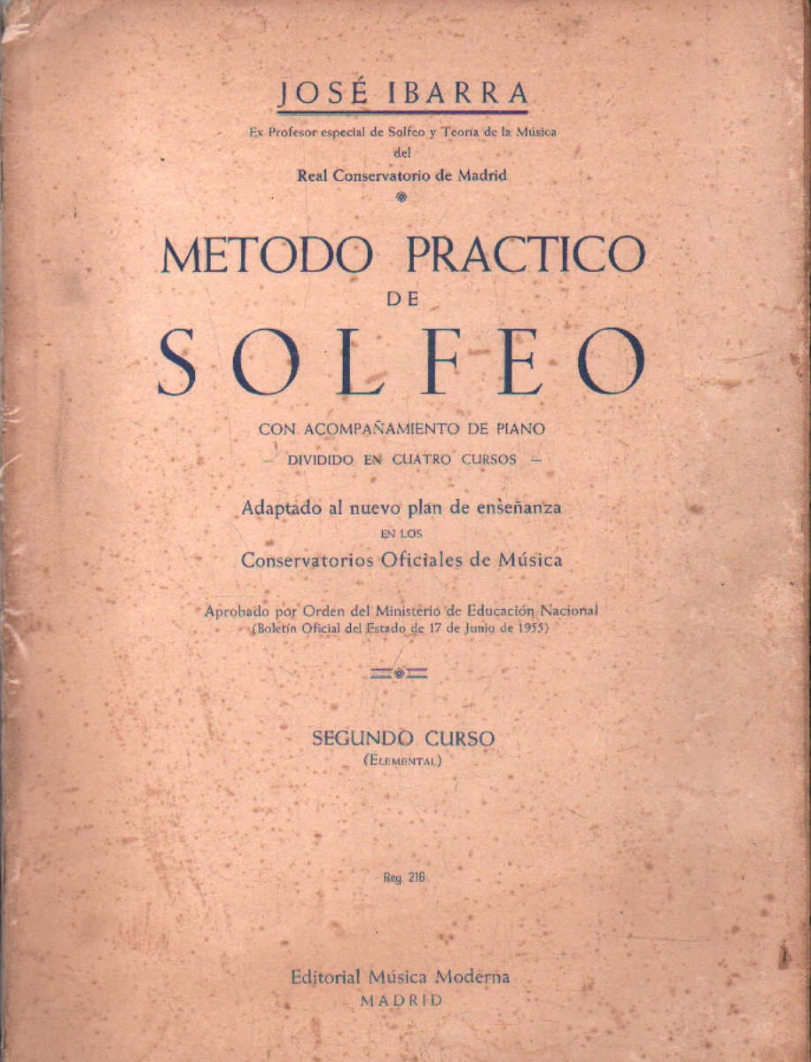METODO PRACTICO DE SOLFEO SEGUNDO CURSO