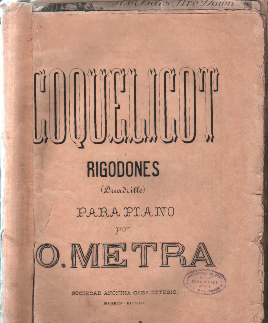COQUELICOT - LA FIESTA DE SAN ANTON - LOS CADETES DE LA REINA - LA CASTA SUSANA…