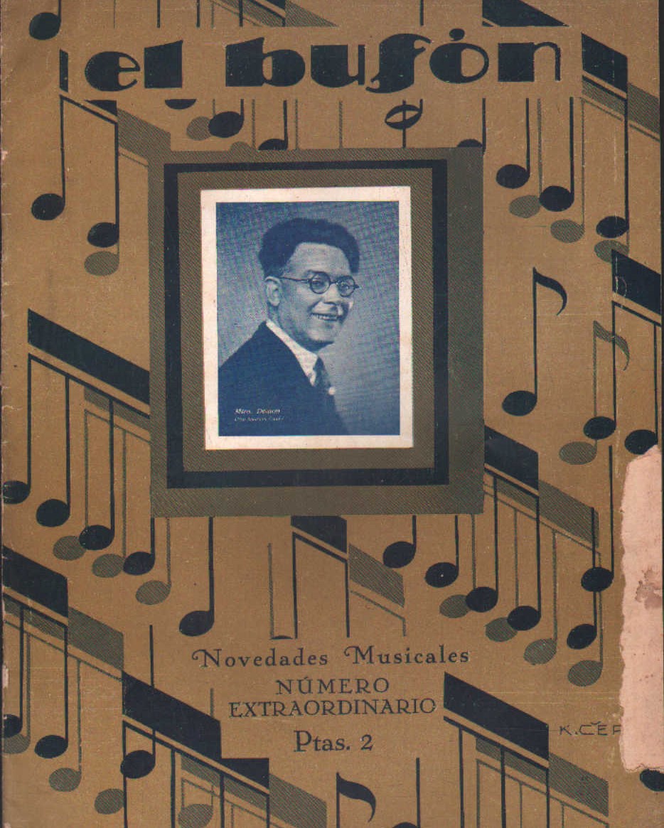 EL BUFÓN. NOVEDADES MUSICALES NUMERO EXTRAORDINARIO, Nº. 29