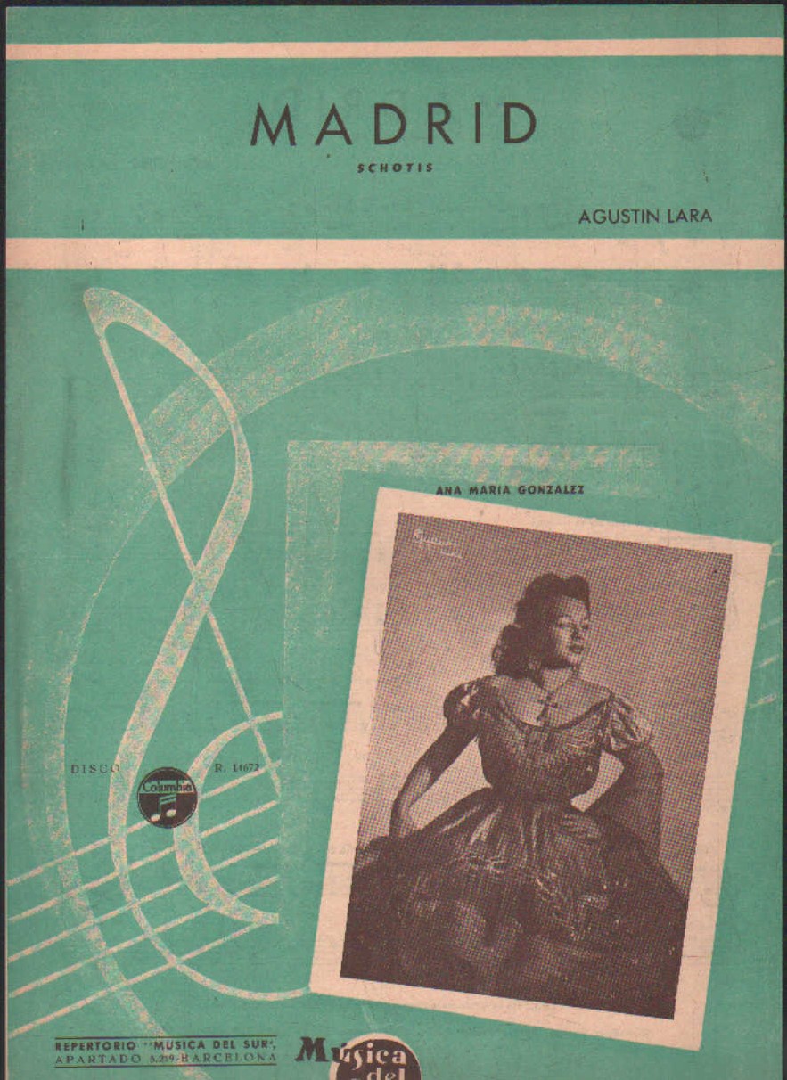 MADRID, SCHOTIS. MUSICA DEL SUR