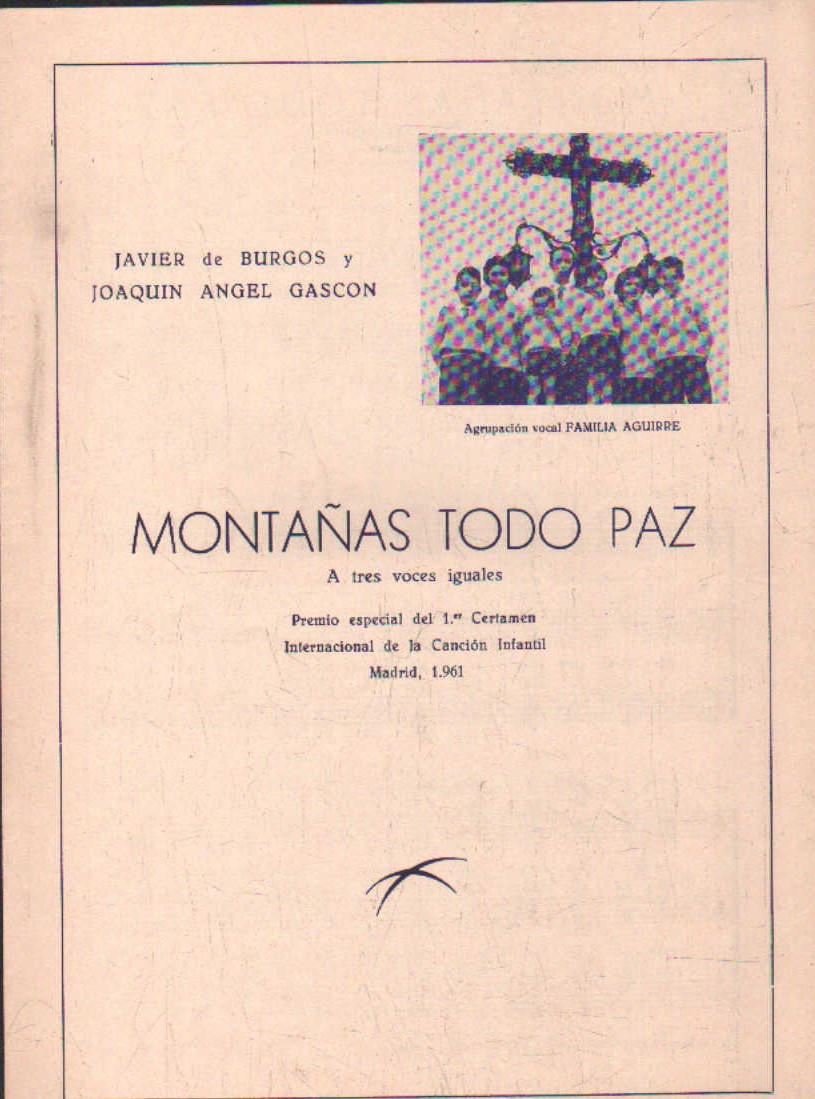 MONTAÑAS TODO PAZ A TRES VOCES IGUALES