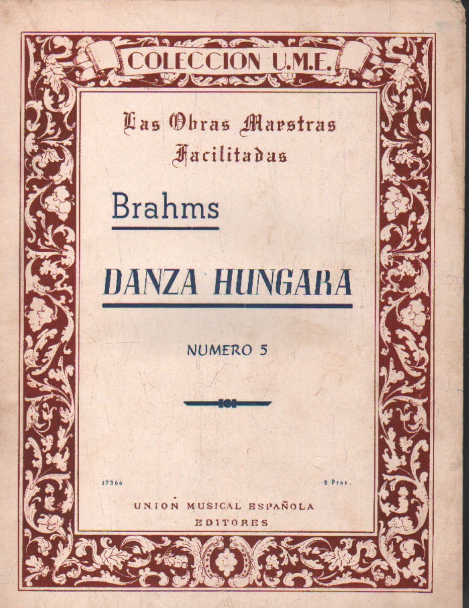 DANZA HUNGARA NUMERO 5