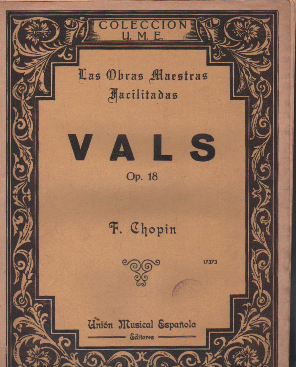 LAS OBRAS MAESTRAS FACILITADAS: VALS OP. 18