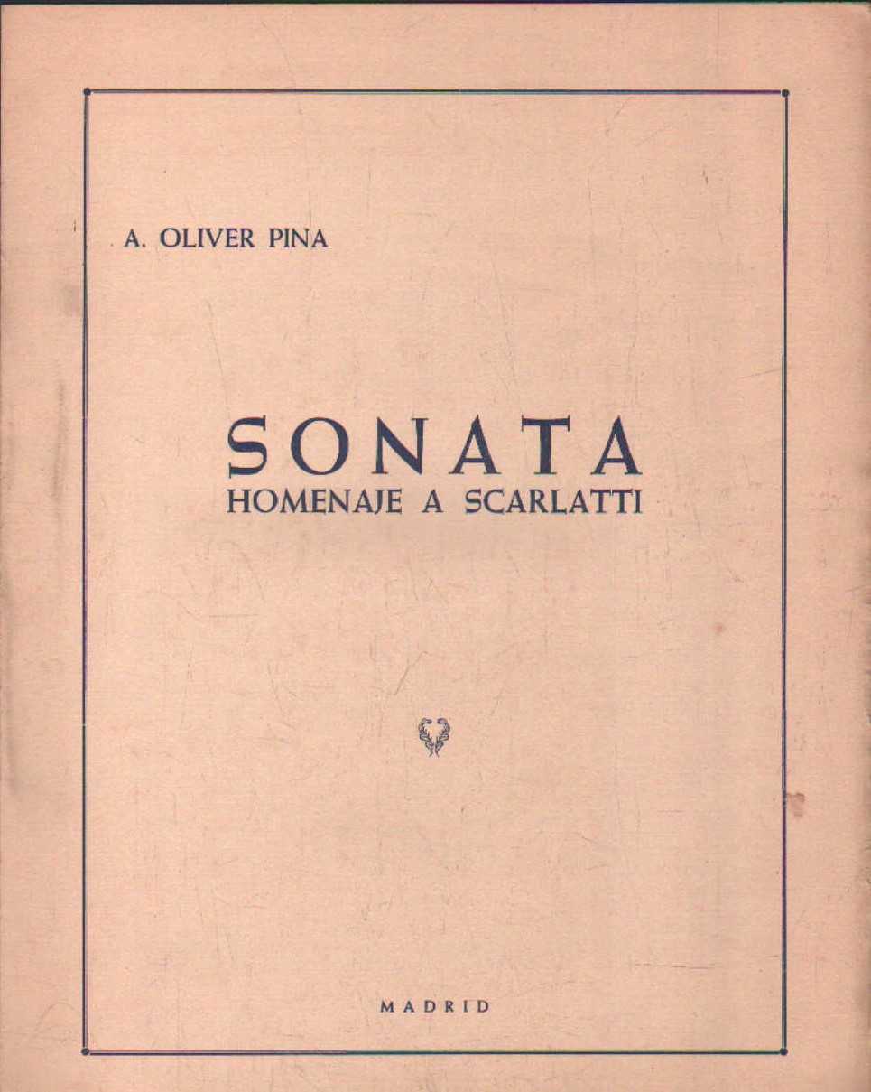 SONATA HOMENAJE A SCARLATTI