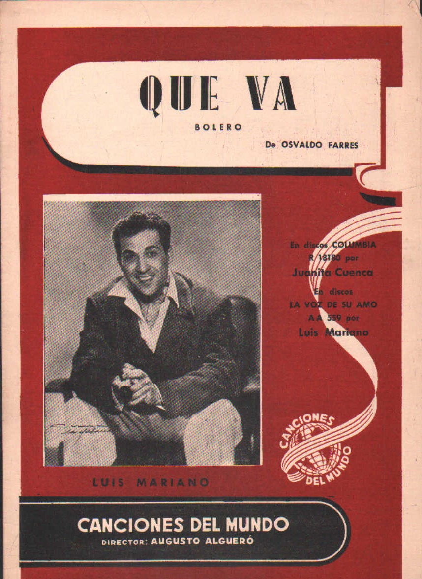 QUE VA. BOLERO
