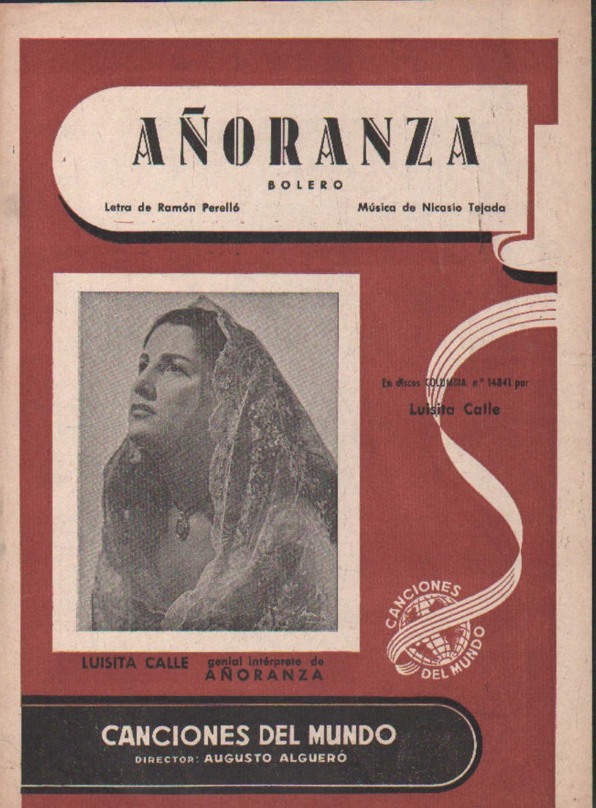 AÑORANZA. BOLERO