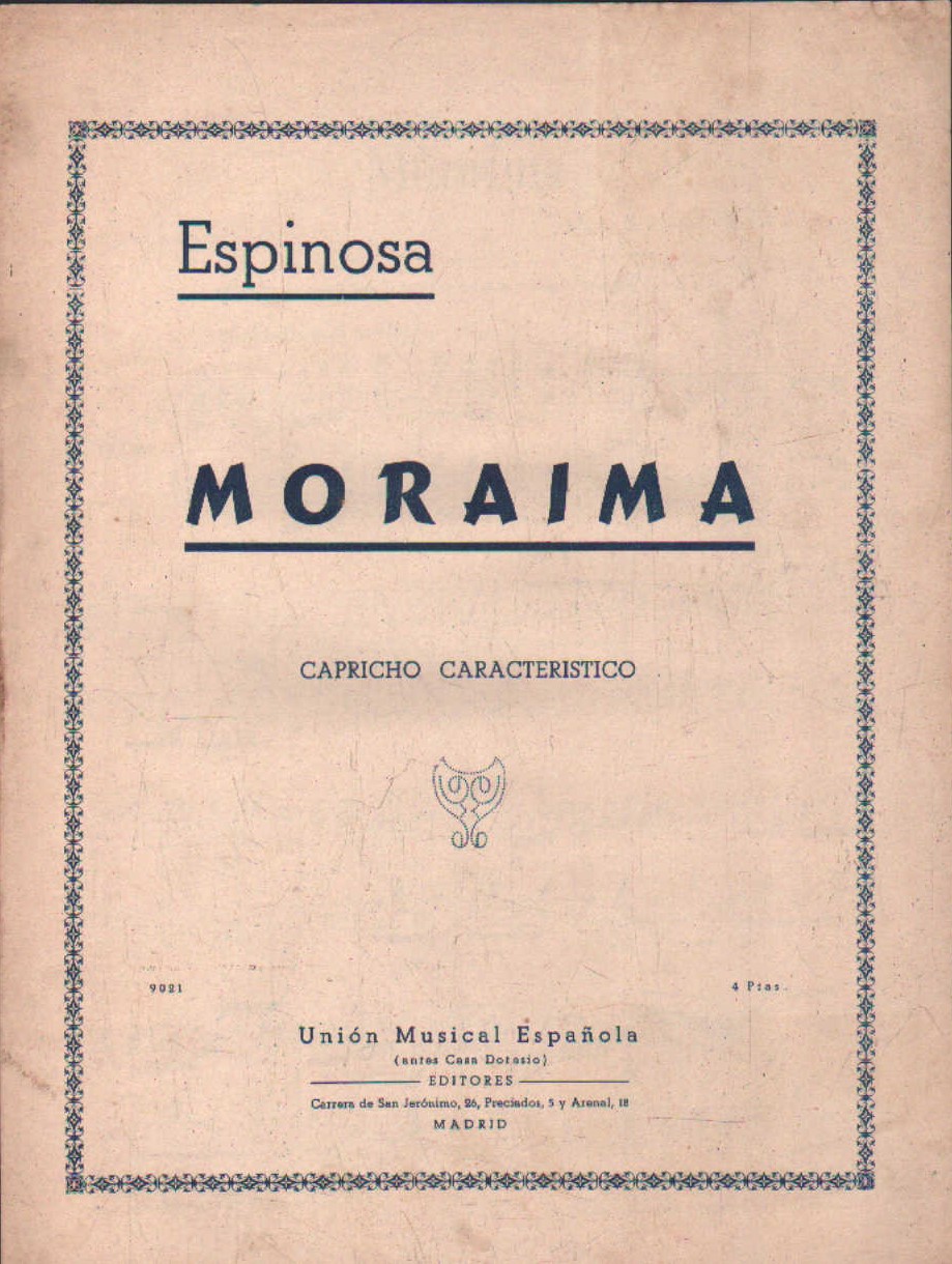 MORAIMA. CAPRICHO CARACTERÍSTICO