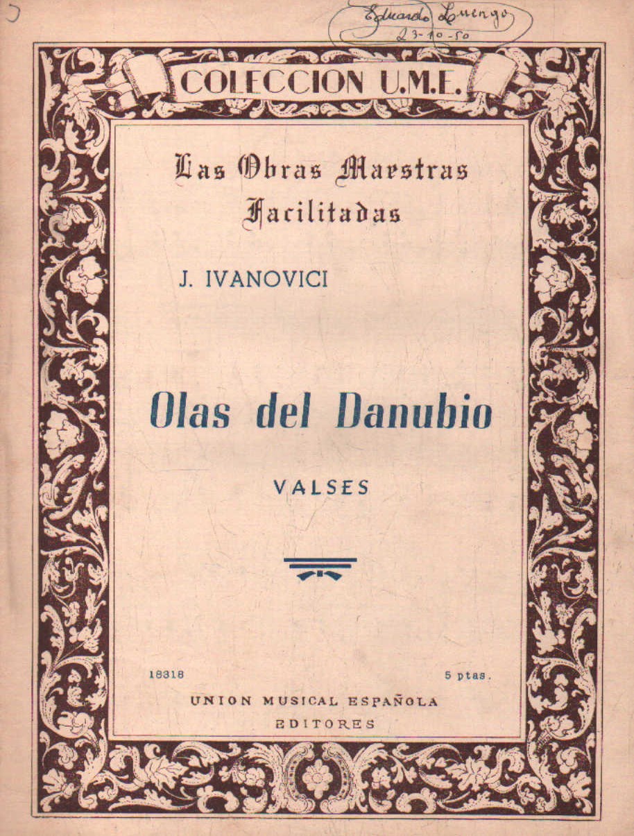 OLAS DEL DANUBIO. VALSES