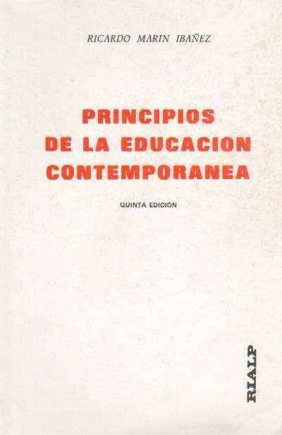 PRINCIPIOS DE LA EDUCACION CONTEMPORANEA