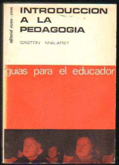 INTRODUCCION A LA PEDAGOGIA