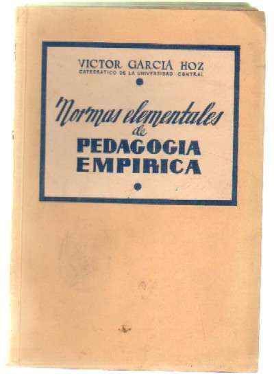 NORMAS ELEMENTALES DE PEDAGOGIA EMPIRICA