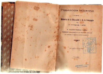 PEDAGOGIA MODERNA. TOMO III: HISTORIA DE LA EDUCACION Y DE LA PEDAGOGIA