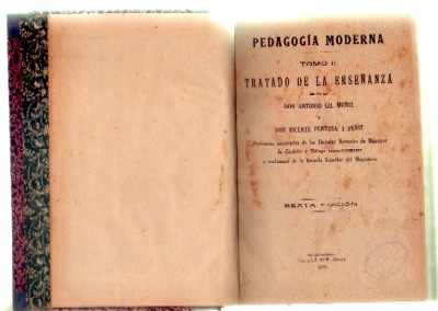 PEDAGOGIA MODERNA. TOMO II: TRATADO DE LA ENSEÑANZA