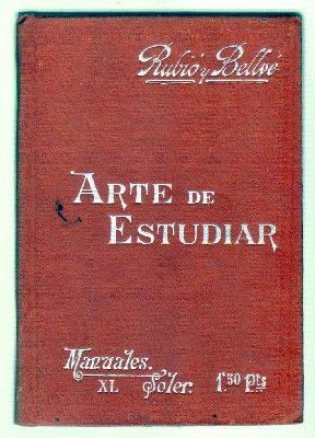 MANUALES -SOLER XL. ARTE DE ESTUDIAR.