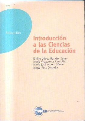 INTRODUCCION A LAS CIENCIAS DE LA EDUCACION.