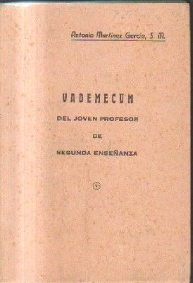 VADEMECUM.DEL JOVEN PROFESOR DE SENGUDA ENSEÑANZA.
