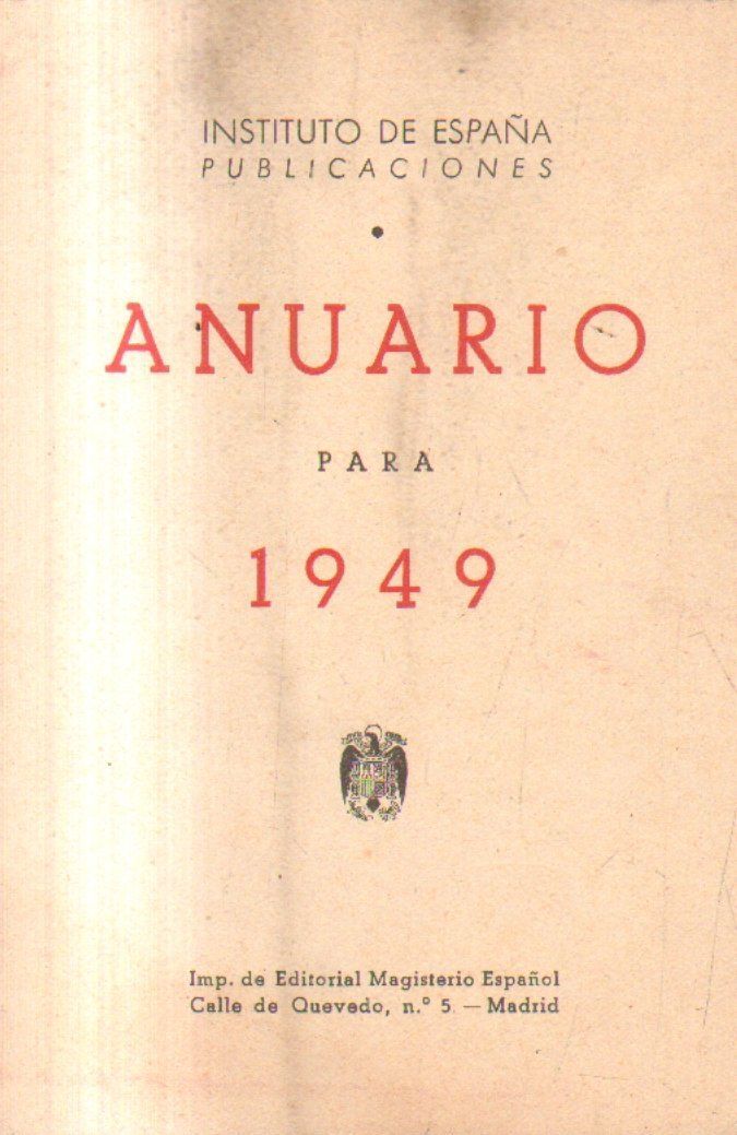 ANUARIO PARA 1949