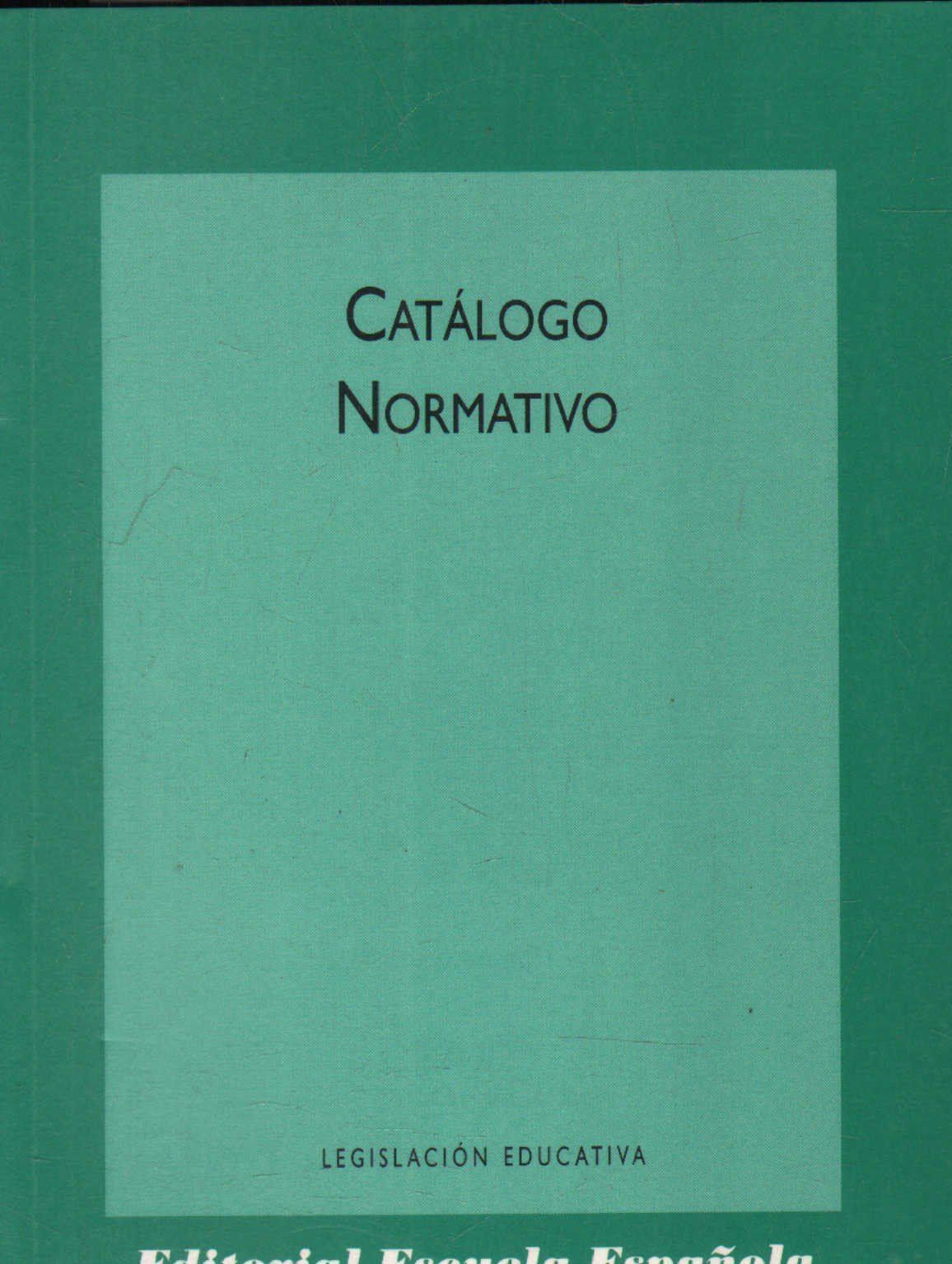 CATALOGO NORMATIVO.