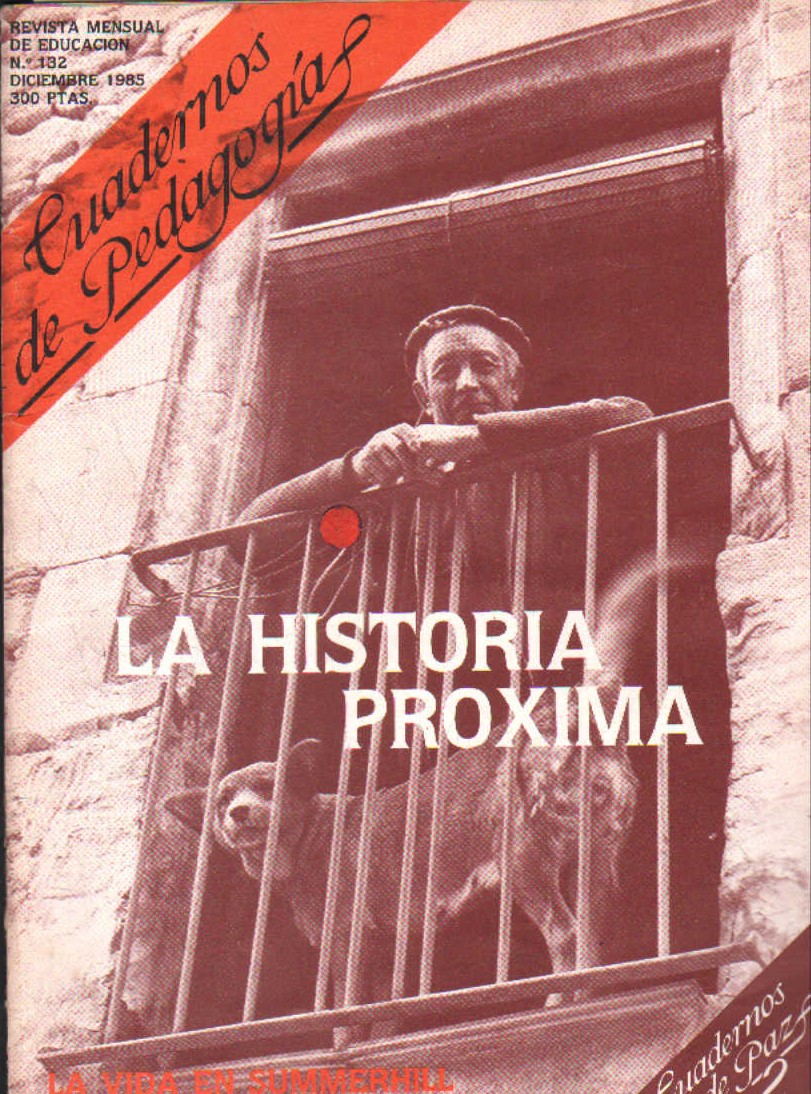 CUADERNOS DE PEDAGOGÍA. REVISTA MENSUAL DE EDUCACIÓN Nº 132 JULIO / AGOSTO 1985