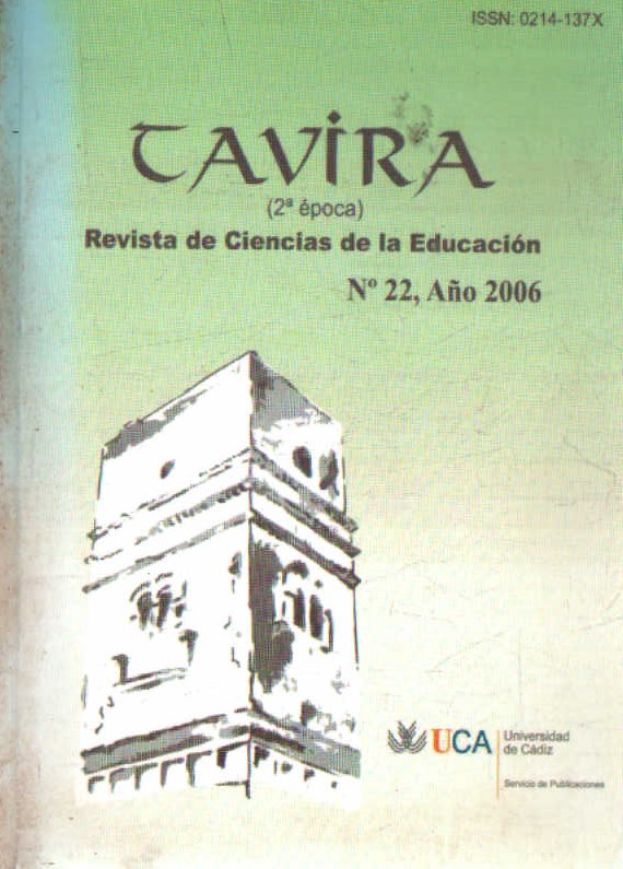 TAVIRA 2ª EPOCA REVISTA DE CIENCIAS DE LA EDUCACION Nº22, AÑO 2006