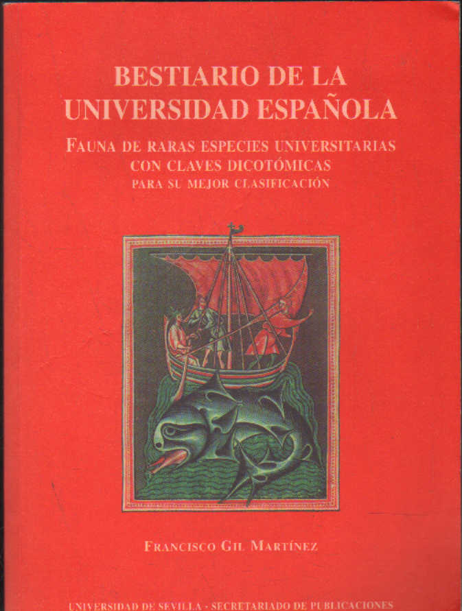 BESTIARIO DE LA UNIVERSIDAD ESPAÑOLA