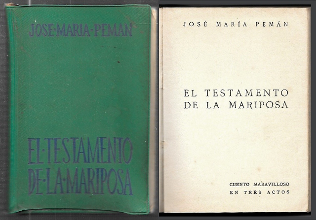 EL TESTAMENTO DE LA MARIPOSA - CUENTO MARAVILLOSOS EN TRES ACTOS